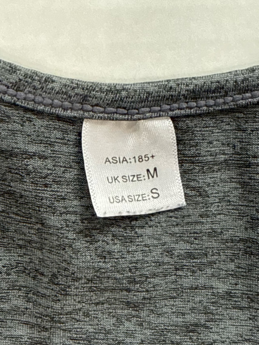 Compression Tank Top Heather Gray Size S - Picture 5 of 5